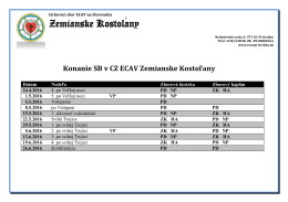 1. polrok 2016 - ECAV Zemianske Kostoľany