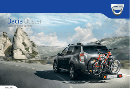 Katalog dodatne opreme Novi Dacia Duster