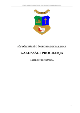 Gazdasági program_2014-2019