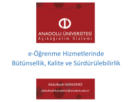 Abdulkadir KARADENİZ_Anadolu Universitesi