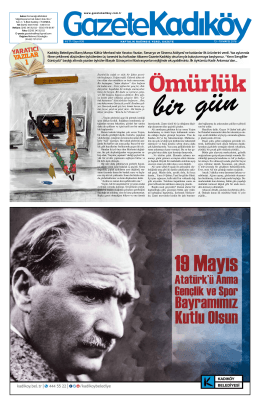 yazılar 1 - Gazete Kadıköy