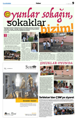 çocuklar oyunda - Gazete Kadıköy