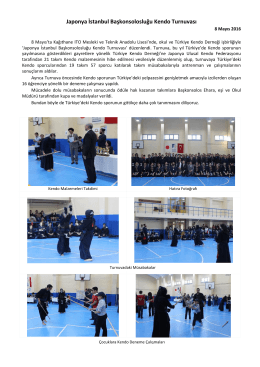 Japonya İstanbul Başkonsolosluğu Kendo Turnuvası (5/12)
