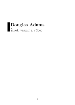 Stáhnout materiál DOUGLAS ADAMS