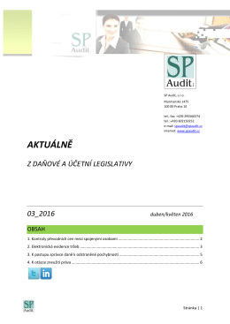 Bulletin SP Audit 03/2016