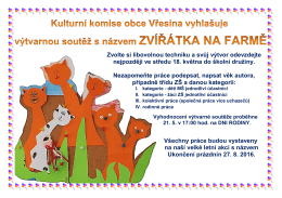 Plakát Zvířátka na farmě PDF
