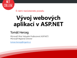 Vývoj webových aplikací v ASP.NET