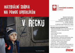 Plakát ke stažení - Oblastní charita Jihlava