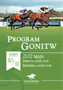 Program Gonitw na 21-22.05