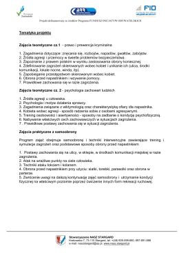 program szkoleniowy