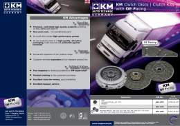 KM Clutch Discs | Clutch Kits with OE Facing - Profi