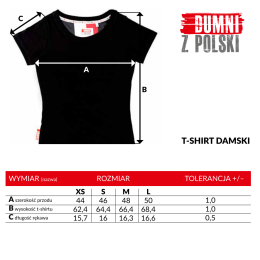 t-shirt damski - Dumni z Polski