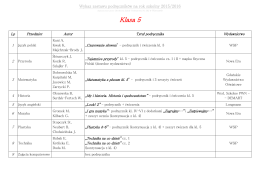 Klasa 5 - (www.sp202.edu.pl).