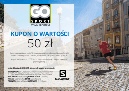 50 zł - Go Sport
