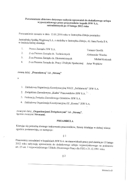 porozumienie urlop