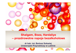 Shalgam, Boza, Hardaliye – prozdrowotne napoje