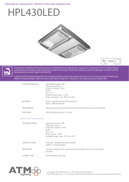 HPL430LED - ATM Lighting