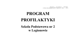 Program profilaktyki2015/2016
