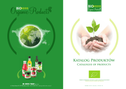 Katalog Produktów Catalogue of products