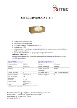 SITEC 310 kartonik 30x40 - pdf