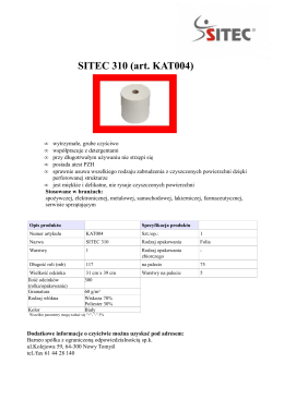 SITEC 310 Rolka 31-117 - pdf