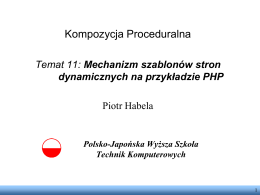 Prezentacja (autor: dr Piotr Habela) - Polsko