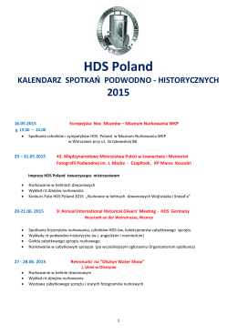 HDS Poland - The Historical Diving Society