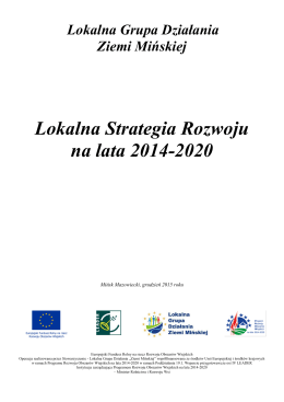 Lokalna Strategia Rozwoju na lata 2014-2020