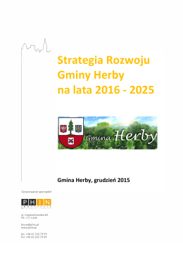Projekt strategii rozwoju Gminy Herby