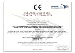 Deklaracja zgodności CE