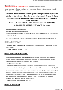(Część A, B, C, D) - 09.04.2015 - Powiat Pabianicki