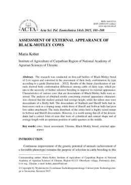 Assessment of external appearance of Black