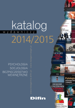 psychologia, socjologia, bezpieczeństwo wewnętrzne 2014