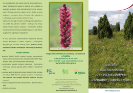 Ochrona bioróżnorodności siedlisk trawiastych wschodniej