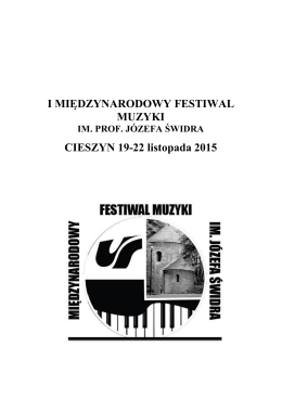 regulamin festiwalu - Uniwersytet Śląski