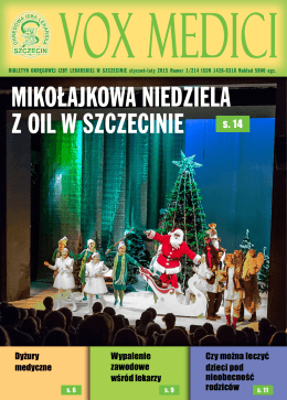 Vox Medici 1/2015 - Okręgowa Izba Lekarska w Szczecinie