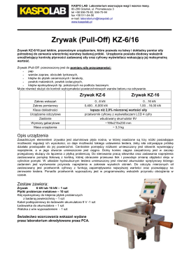 Zrywak (Pull-Off) KZ-6/16