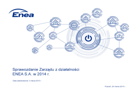Sprawozdanie Zarządu z działalności Enea S.A. w 2014 r, 5 MB