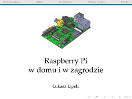Raspberry Pi w domu i w zagrodzie