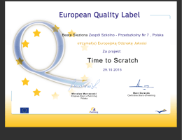 Europejską Odznakę Jakości