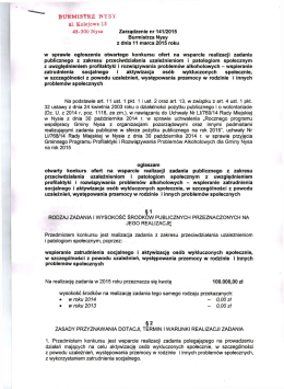 48-300 Nysa Zarządzenie nr 141/2015 Burmistrza Nysy