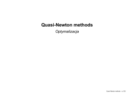 Quasi-Newton methods