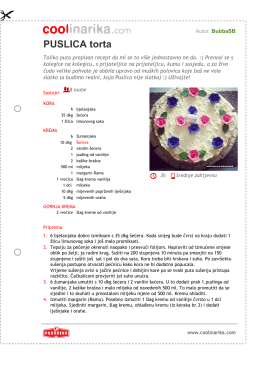 PUSLICA torta - Coolinarika