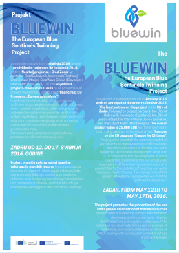 bluewin bluewin - Sveučilište u Zadru