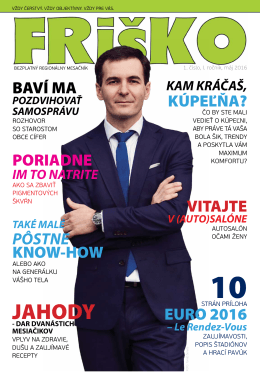 FRIŠKO - bezplatný regionálny magazín