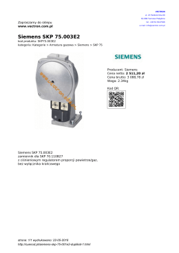 Siemens SKP 75.003E2