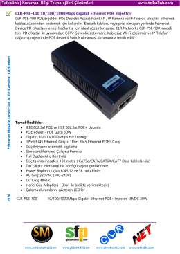 CLR-PSE-100 10/100/1000Mbps Gigabit Ethernet POE
