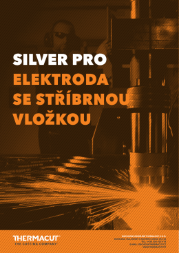 brožura silver pro elektrody vhodné pro hypertherm