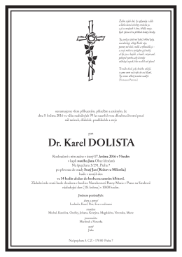Dr. Karel Dolista – parte