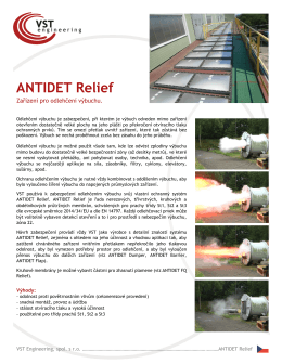 ANTIDET Relief - VST engineering